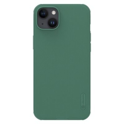 NILLKIN Frosted Shield Pro for iPhone 15 Plus Back Cover Matte Phone Case | Compatible with MagSafe Green iPhone 15 Plus by The Case Factory