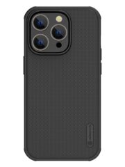 NILLKIN Frosted Shield Pro for iPhone 15 Pro Max Case Anti-drop Phone Cover | Compatible with MagSafe Black iPhone 15 Pro Max by The Case Factory