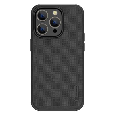 NILLKIN Frosted Shield Pro for iPhone 15 Pro Case Drop-proof Phone Cover | Compatible with MagSafe Black iPhone 15 Pro by The Case Factory