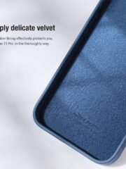 NILLKIN For iPhone 15 Pro Case Slide Camera Lid Anti-scratch Cover Liquid Silicone Phone Cover by The Case Factory