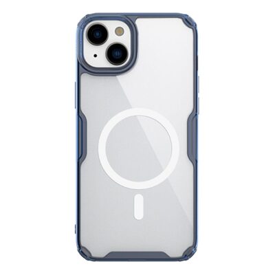 NILLKIN Nature Pro Series Magnetic Case for iPhone 15 Plus Protective Phone Cover | Compatible with MagSafe Blue iPhone 15 Plus by The Case Factory