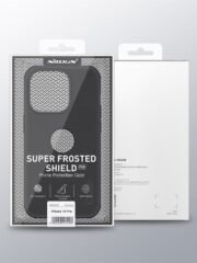 NILLKIN Super Frosted Shield Pro for iPhone 15 Pro Phone Case PC Matte Phone Cover (Logo Hole Design) by The Case Factory