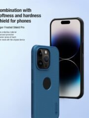 NILLKIN Super Frosted Shield Pro for iPhone 15 Pro Phone Case PC Matte Phone Cover (Logo Hole Design) by The Case Factory