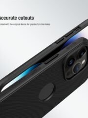 NILLKIN Super Frosted Shield Pro for iPhone 15 Pro Phone Case PC Matte Phone Cover (Logo Hole Design) by The Case Factory