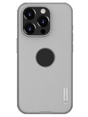 NILLKIN Super Frosted Shield Pro for iPhone 15 Pro Phone Case PC Matte Phone Cover (Logo Hole Design) Grey iPhone 15 Pro by The Case Factory