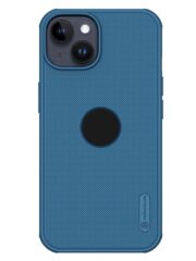 NILLKIN Super Frosted Shield Pro for iPhone 15 Case Anti-scratch Matte Phone Cover (Logo Hole Design) Blue iPhone 15 by The Case Factory