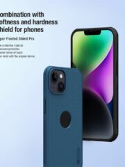 NILLKIN Super Frosted Shield Pro for iPhone 15 Case Anti-scratch Matte Phone Cover (Logo Hole Design) by The Case Factory