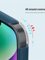 NILLKIN Super Frosted Shield Pro for iPhone 15 Case Anti-scratch Matte Phone Cover (Logo Hole Design) by The Case Factory