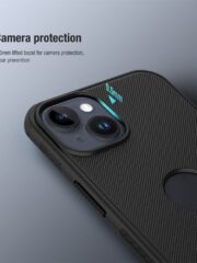 NILLKIN Super Frosted Shield Pro for iPhone 15 Case Anti-scratch Matte Phone Cover (Logo Hole Design) by The Case Factory