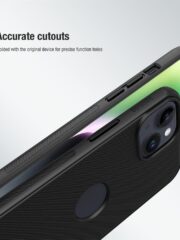 NILLKIN Super Frosted Shield Pro for iPhone 15 Case Anti-scratch Matte Phone Cover (Logo Hole Design) by The Case Factory