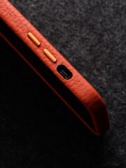 MELKCO For iPhone 15 Case Premium Genuine Cow Leather Phone Cover | Compatible with MagSafe by The Case Factory