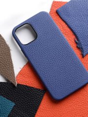 MELKCO For iPhone 15 Case Premium Genuine Cow Leather Phone Cover | Compatible with MagSafe by The Case Factory