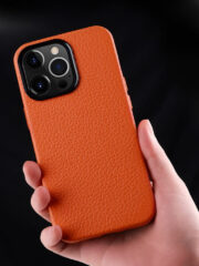 MELKCO For iPhone 15 Pro Max Case Premium Genuine Cow Leather Phone Cover | Compatible with MagSafe by The Case Factory