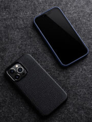 MELKCO For iPhone 15 Pro Max Case Premium Genuine Cow Leather Phone Cover | Compatible with MagSafe by The Case Factory