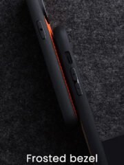 MELKCO For iPhone 14 Case Genuine Cow Leather Coated Phone Cover by The Case Factory