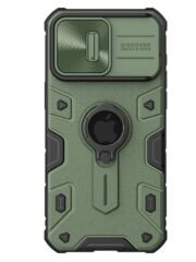 NILLKIN CamShield Armor Case for iPhone 15 Pro Max Slide Camera Protection Phone Cover Green iPhone 15 Pro Max by The Case Factory