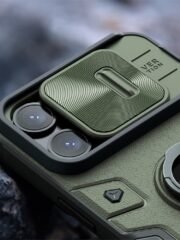 NILLKIN CamShield Armor Case for iPhone 15 Pro Max Slide Camera Protection Phone Cover by The Case Factory