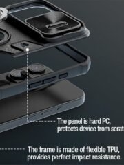 NILLKIN CamShield Armor Case for iPhone 15 Pro Max Slide Camera Protection Phone Cover by The Case Factory
