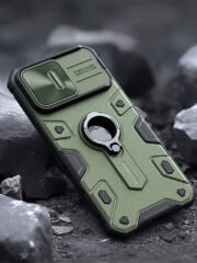 NILLKIN CamShield Armor Case for iPhone 15 Pro Max Slide Camera Protection Phone Cover by The Case Factory