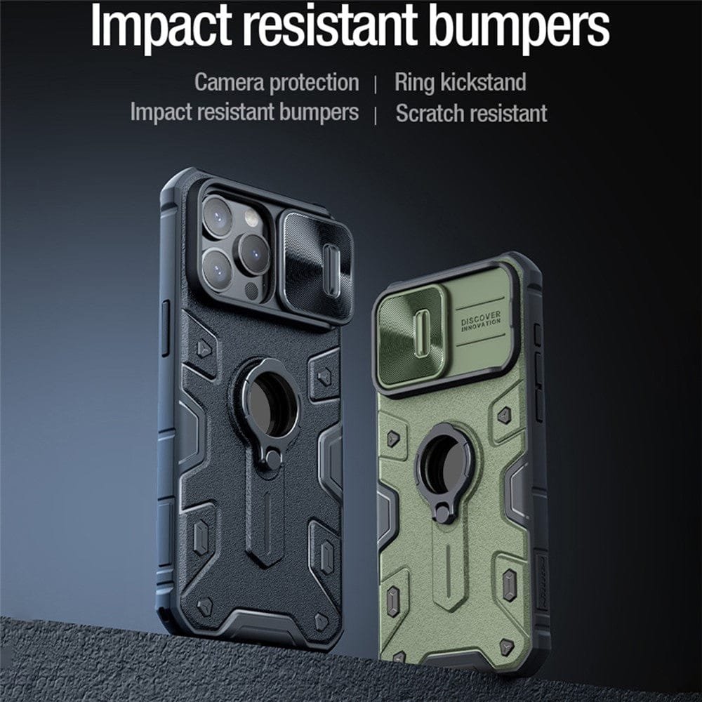 NILLKIN CamShield Armor For iPhone 15 Pro Case Slide Camera Protection Phone Cover by The Case Factory