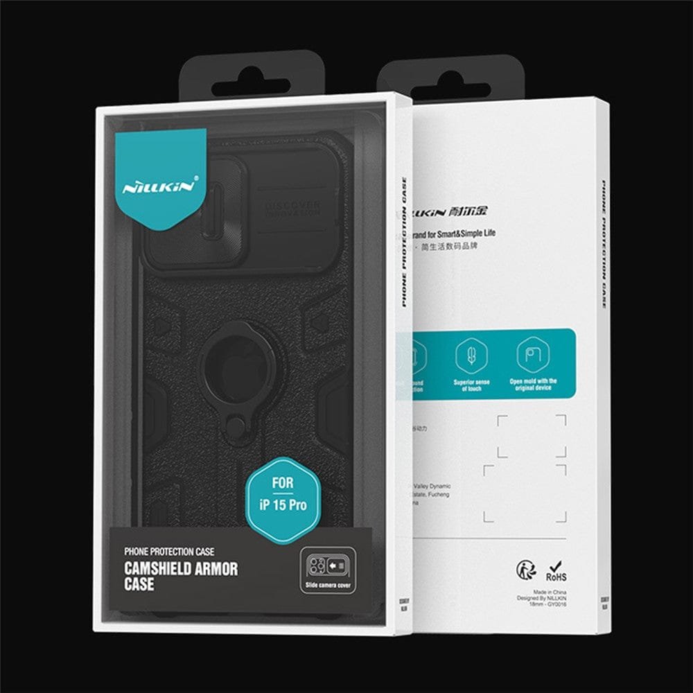 NILLKIN CamShield Armor For iPhone 15 Pro Case Slide Camera Protection Phone Cover by The Case Factory