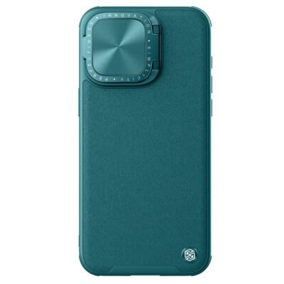 NILLKIN CamShield Prop For iPhone 15 Pro Max Case Lens Cover PU Leather Magnetic Phone Cover by The Case Factory