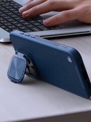 NILLKIN CamShield Prop For iPhone 15 Pro Max Case Lens Cover PU Leather Magnetic Phone Cover by The Case Factory