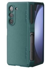 NILLKIN For Samsung Galaxy Z Fold5 Case Leather Coated PC-TPU Phone Cover with Pen Slot by The Case Factory