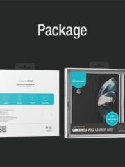 NILLKIN For Samsung Galaxy Z Fold5 Case Leather Coated PC-TPU Phone Cover with Pen Slot by The Case Factory