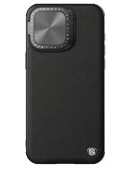 NILLKIN CamShield Prop for iPhone 15 Pro Case Lens Cover Magnetic PU Leather Phone Protector by The Case Factory