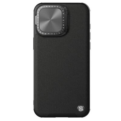 NILLKIN CamShield Prop for iPhone 15 Pro Case Lens Cover Magnetic PU Leather Phone Protector by The Case Factory