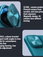 NILLKIN CamShield Prop for iPhone 15 Pro Case Lens Cover Magnetic PU Leather Phone Protector by The Case Factory