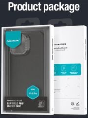 NILLKIN CamShield Prop for iPhone 15 Pro Case Lens Cover Magnetic PU Leather Phone Protector by The Case Factory