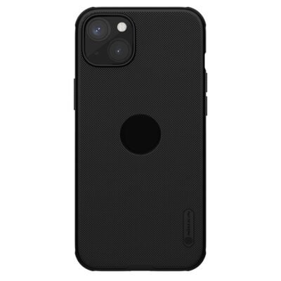 NILLKIN Super Frosted Shield Pro for iPhone 15 Plus Matte Phone Case Hard Cover (Logo Hole Design) Black iPhone 15 Plus by The Case Factory