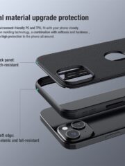 NILLKIN Super Frosted Shield Pro for iPhone 15 Plus Matte Phone Case Hard Cover (Logo Hole Design) by The Case Factory