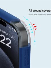 NILLKIN Super Frosted Shield Pro for iPhone 15 Plus Matte Phone Case Hard Cover (Logo Hole Design) by The Case Factory