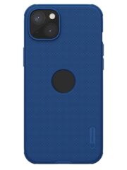NILLKIN Super Frosted Shield Pro for iPhone 15 Plus Matte Phone Case Hard Cover (Logo Hole Design) Blue iPhone 15 Plus by The Case Factory