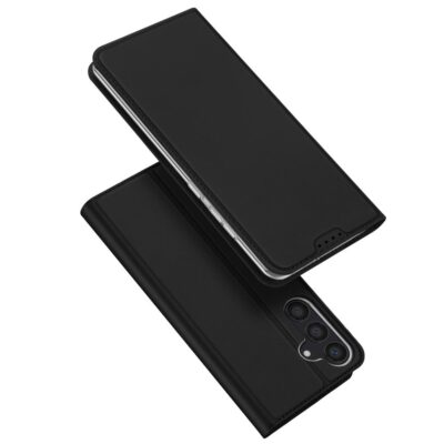 DUX DUCIS Skin Pro Series For Samsung Galaxy S24 Case Card Holders Leather Phone Cover Black Samsung Galaxy S24 by The Case Factory