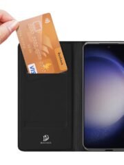 DUX DUCIS Skin Pro Series For Samsung Galaxy S24 Case Card Holders Leather Phone Cover by The Case Factory