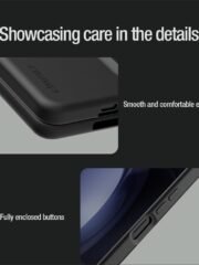 NILLKIN Flex Pure Fold Case for Samsung Galaxy Z Fold5 Silicone-PC Phone Cover with Stylus Pen by The Case Factory