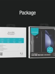 NILLKIN Flex Pure Fold Case for Samsung Galaxy Z Fold5 Silicone-PC Phone Cover with Stylus Pen by The Case Factory