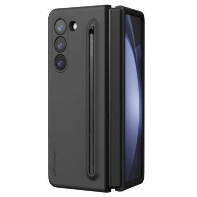 NILLKIN Flex Pure Fold Case for Samsung Galaxy Z Fold5 Silicone-PC Phone Cover with Stylus Pen by The Case Factory