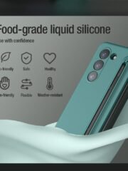 NILLKIN Flex Pure Fold Case for Samsung Galaxy Z Fold5 Silicone-PC Phone Cover with Stylus Pen by The Case Factory