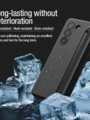 NILLKIN Flex Pure Fold Case for Samsung Galaxy Z Fold5 Silicone-PC Phone Cover with Stylus Pen by The Case Factory