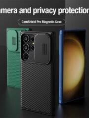 NILLKIN CamShield Pro Case for Samsung Galaxy S24 Ultra Case Magnetic Phone Cover with Slide Camera Lid by The Case Factory