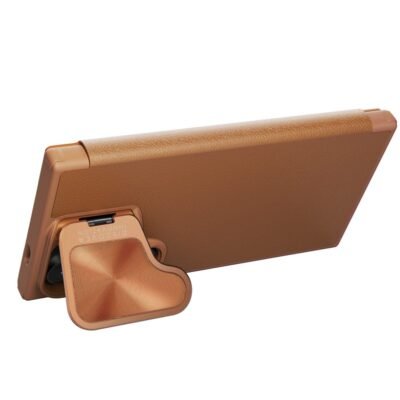NILLKIN Qin Prop Series for Samsung Galaxy S24+ Leather Case Kickstand Card Holder Phone Cover by The Case Factory
