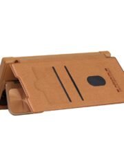 NILLKIN Qin Prop Series for Samsung Galaxy S24+ Leather Case Kickstand Card Holder Phone Cover by The Case Factory