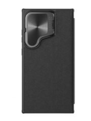 NILLKIN Qin Prop Series for Samsung Galaxy S24 Ultra Leather Case Camera Lid Kickstand Phone Cover by The Case Factory