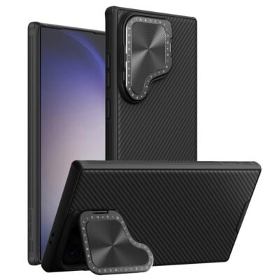 NILLKIN CamShield Prop Series for Samsung Galaxy S24 Ultra Case Lens Protection Phone Cover Black Samsung Galaxy S24 Ultra by The Case Factory