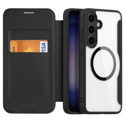 DUX DUCIS Skin X Pro Series For Samsung Galaxy S24 Leather Case Flip Cover | Compatible with MagSafe by The Case Factory